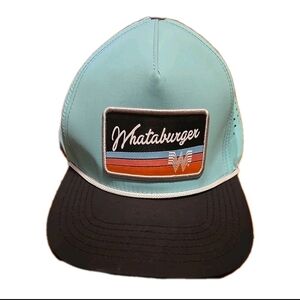 Whataburger Trucker Teal and Black‎ Snapback Cap